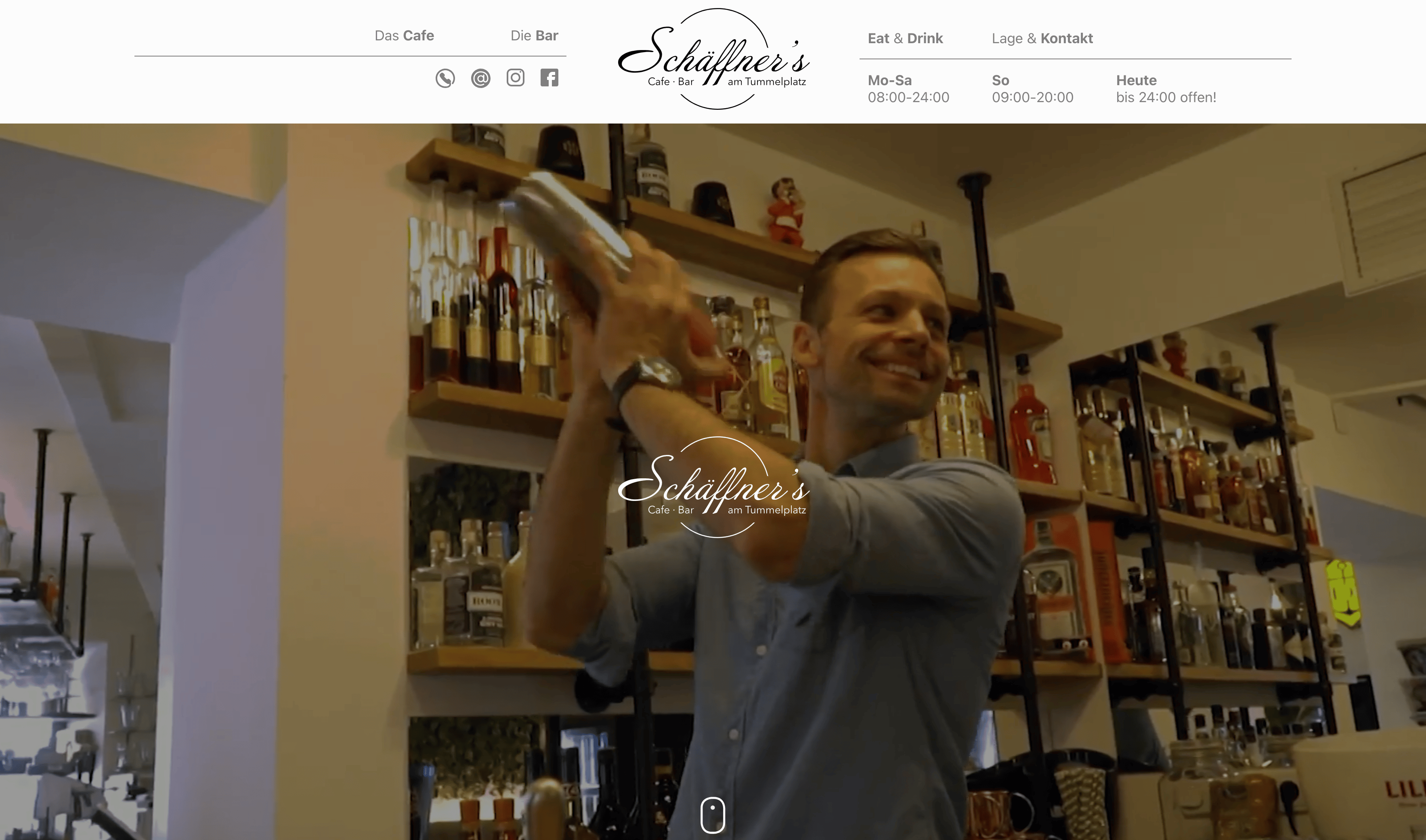 Screenshot der Website schaeffners.at